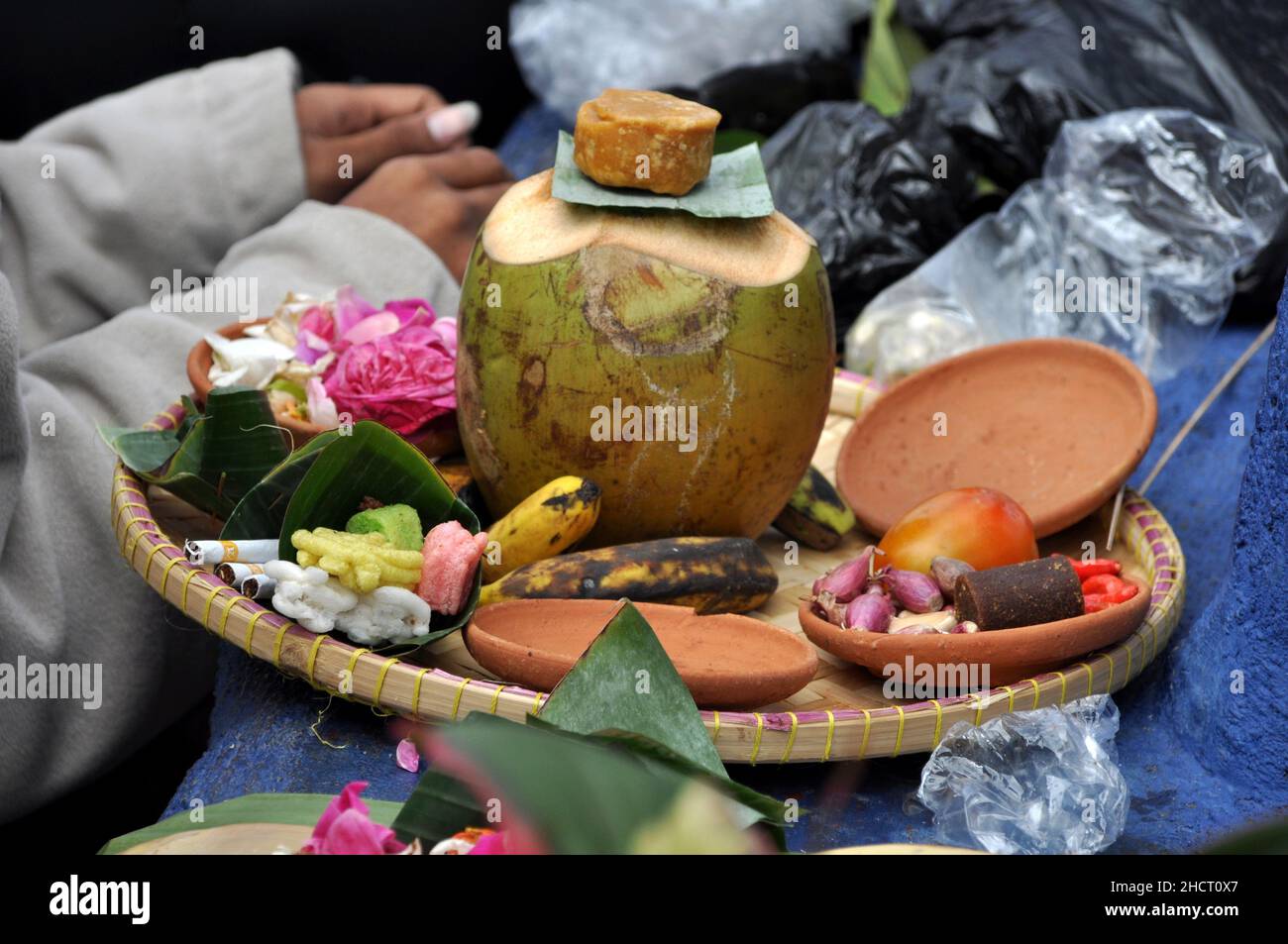 One of the types of offerings used by an indigenous group in West Java ...