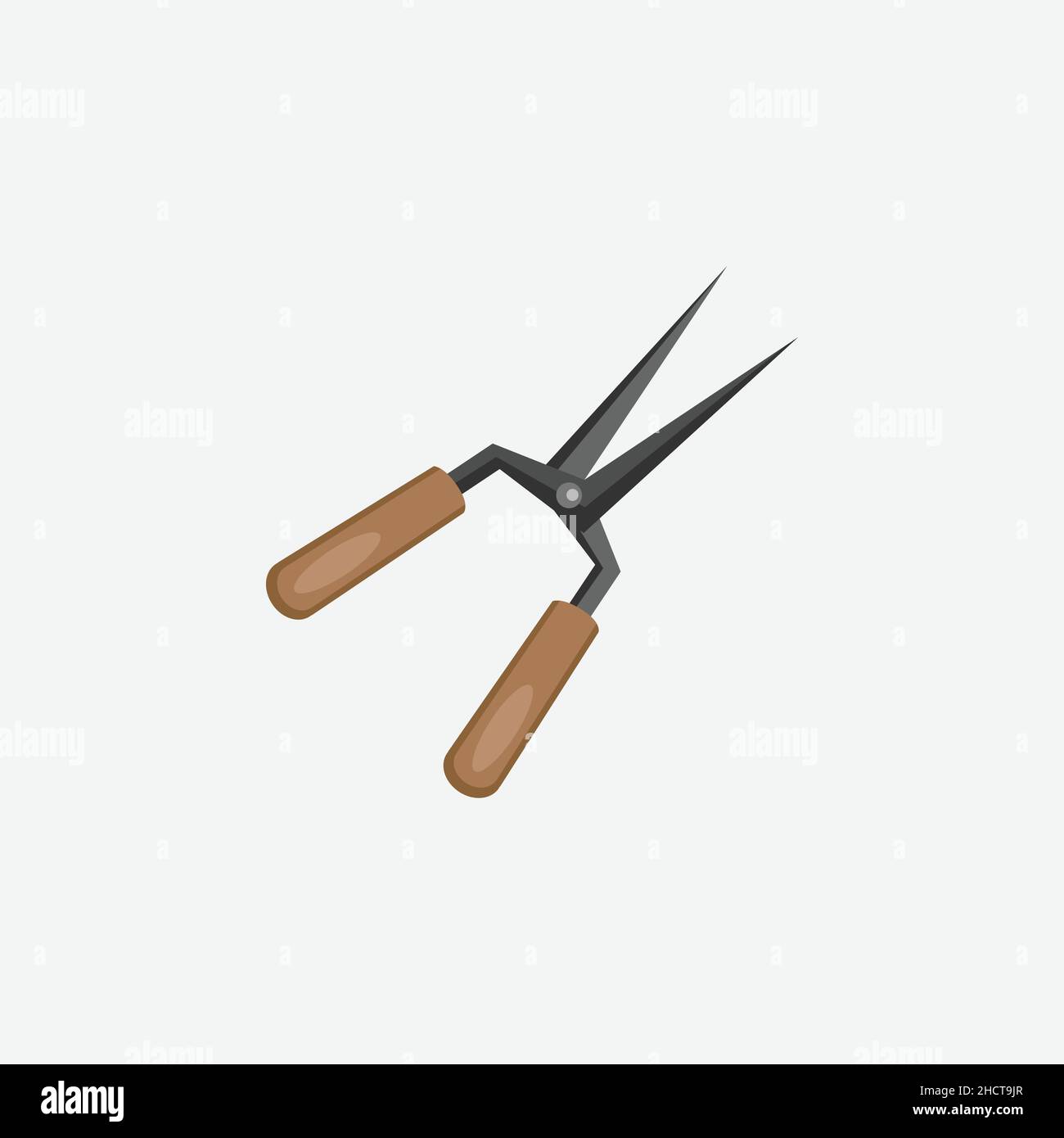 Set of Cutting Tools. Vector Illustration Decorative Design Stock Vector -  Illustration of scissor, gardening: 188375700