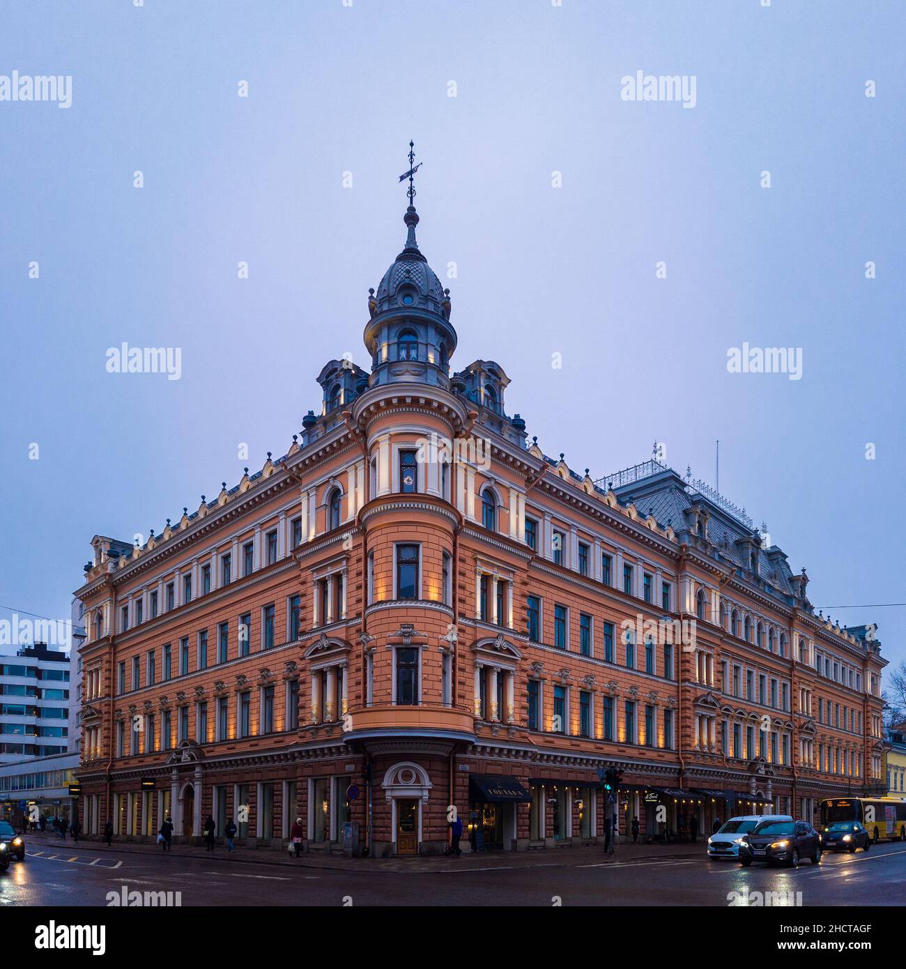 Turku Building Turku, Finland - December 14, 2021: Full View of 1:1 Aspect Ratio of ...