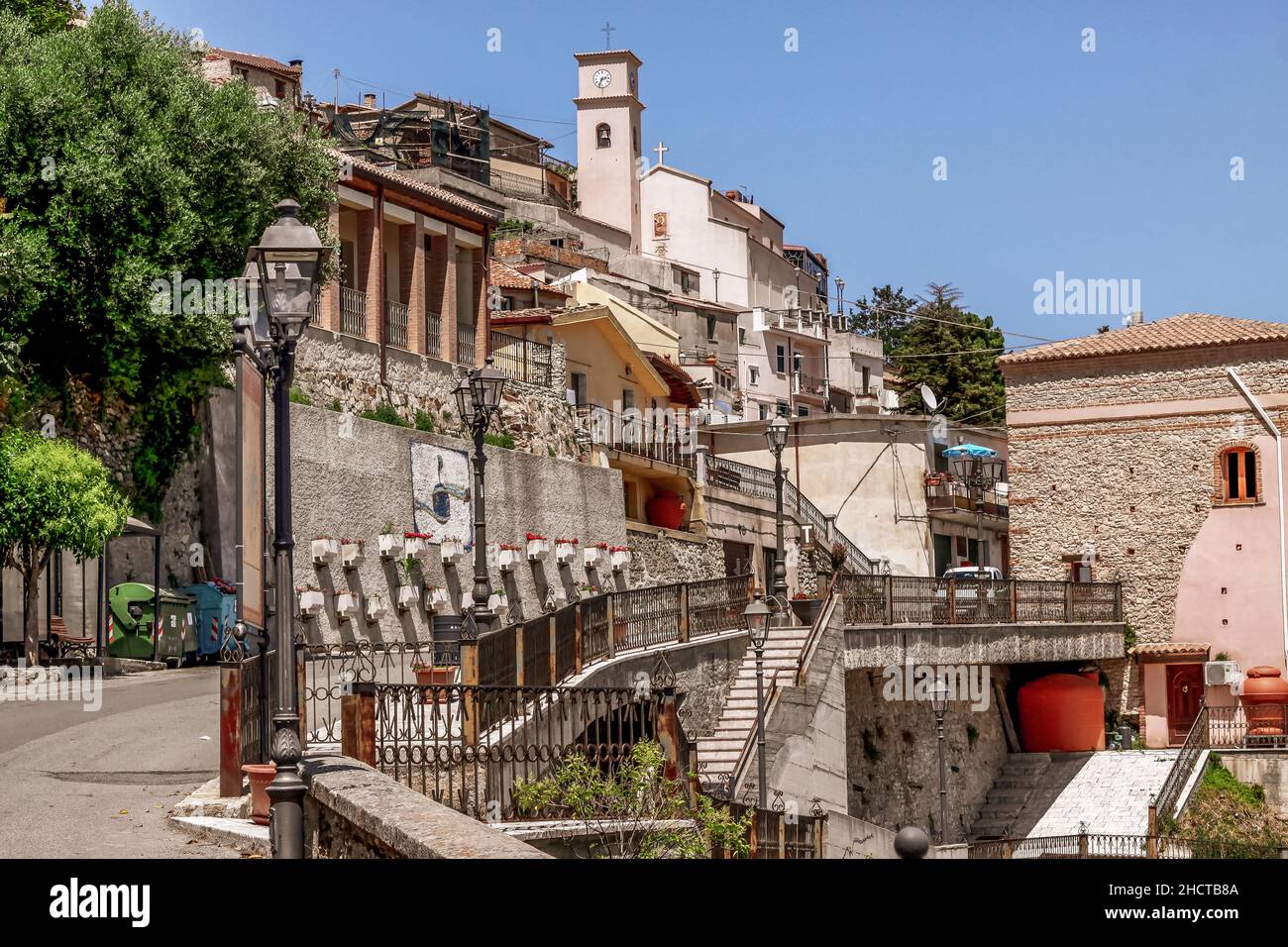 The village of Bova in the Province of Reggio Calabria, Italy Stock