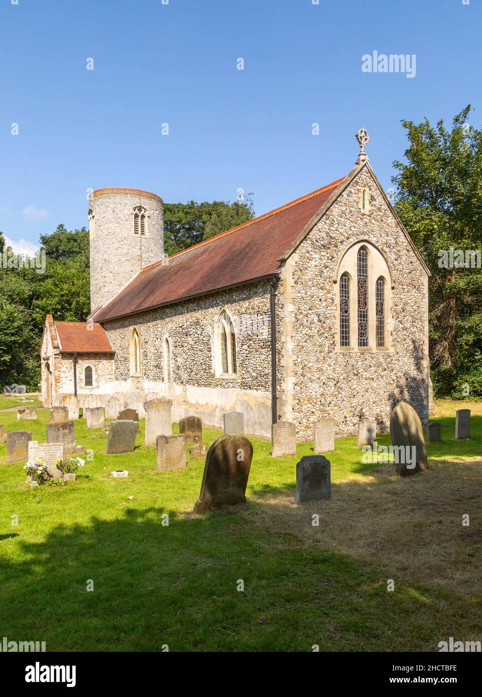 Village Parish Church Of Saint Peter, Gunton, Suffolk, England, UK ...