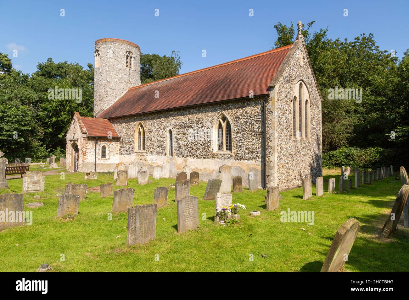 Village parish church of Saint Peter, Gunton, Suffolk, England, UK