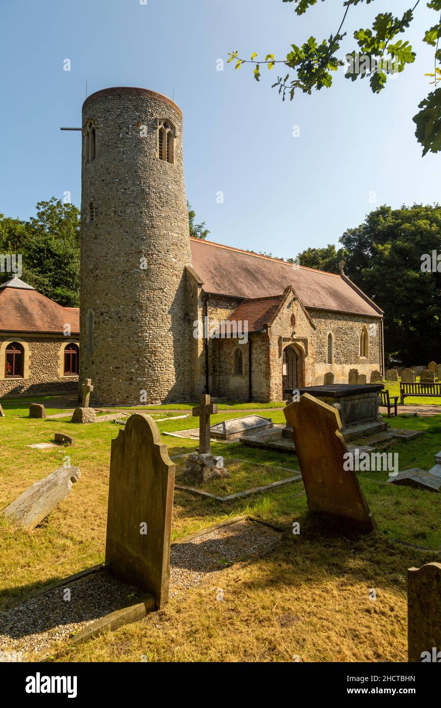 Village parish church of Saint Peter, Gunton, Suffolk, England, UK