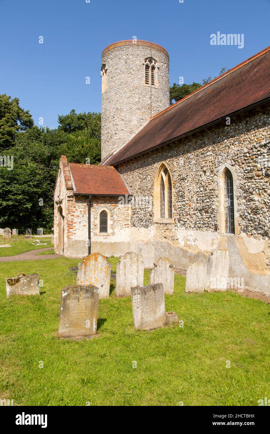 Village parish church of Saint Peter, Gunton, Suffolk, England, UK