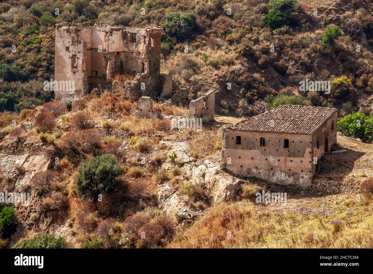 The village of Bova in the Province of Reggio Calabria, Italy Stock