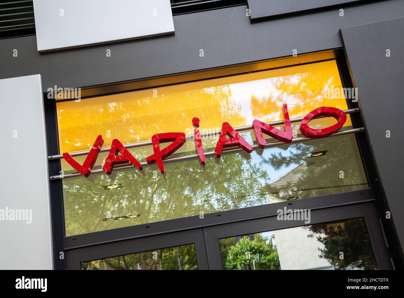 Vapiano restaurant Logo. Vapiano is a European restaurant franchise