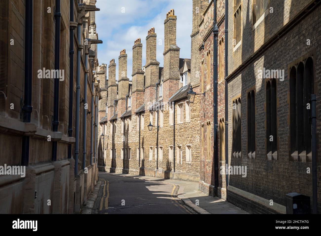 Trinity Lane, Cambridge, England. Stock Photo