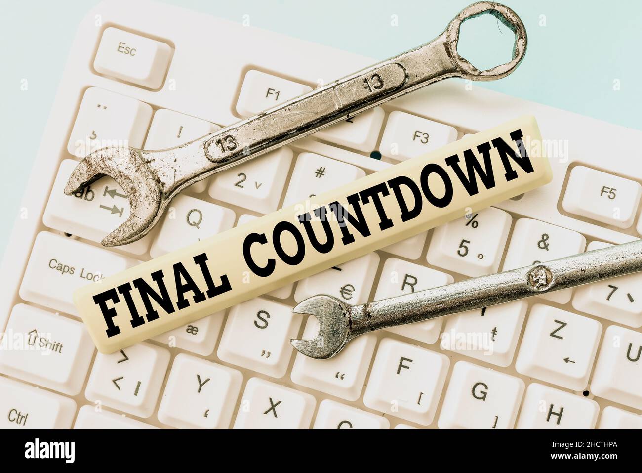Conceptual display Final Countdown. Business idea Last moment of any ...
