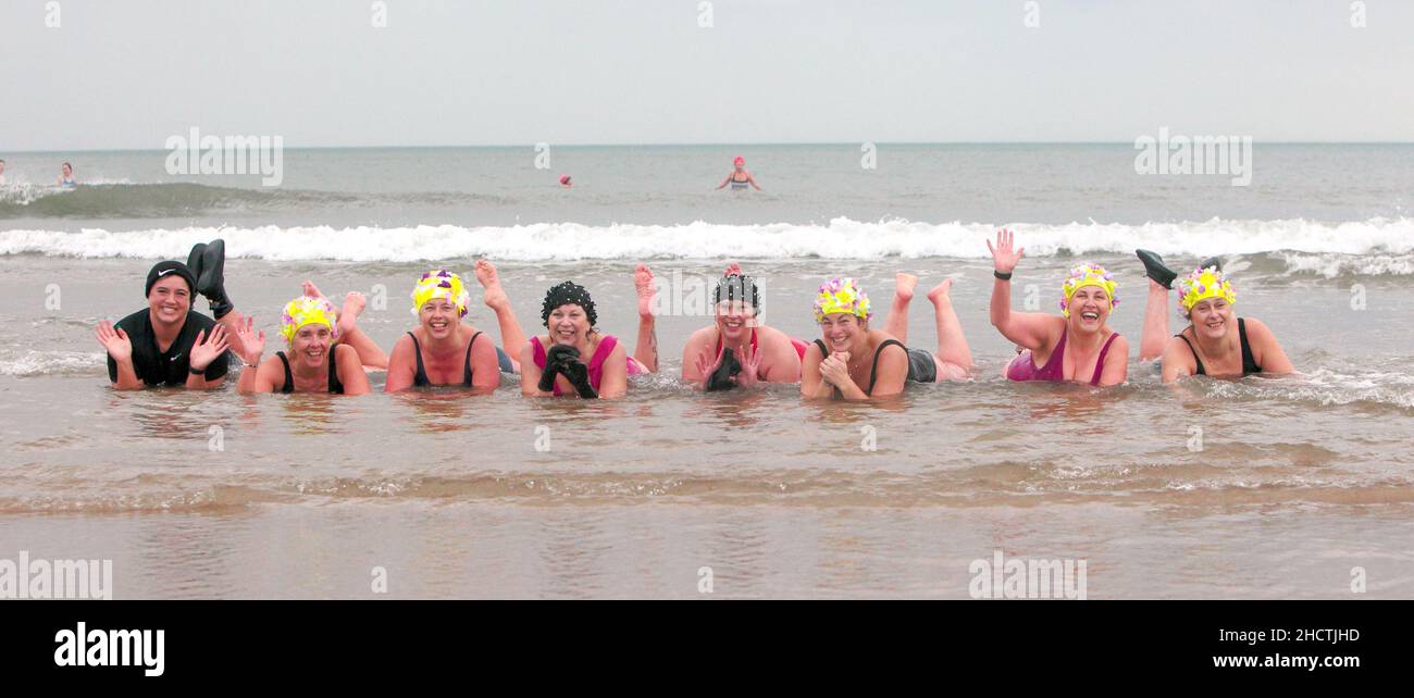 Fife, UK. 01st Jan, 2022. St Andrews,Fife,Scotland,UK,People take the