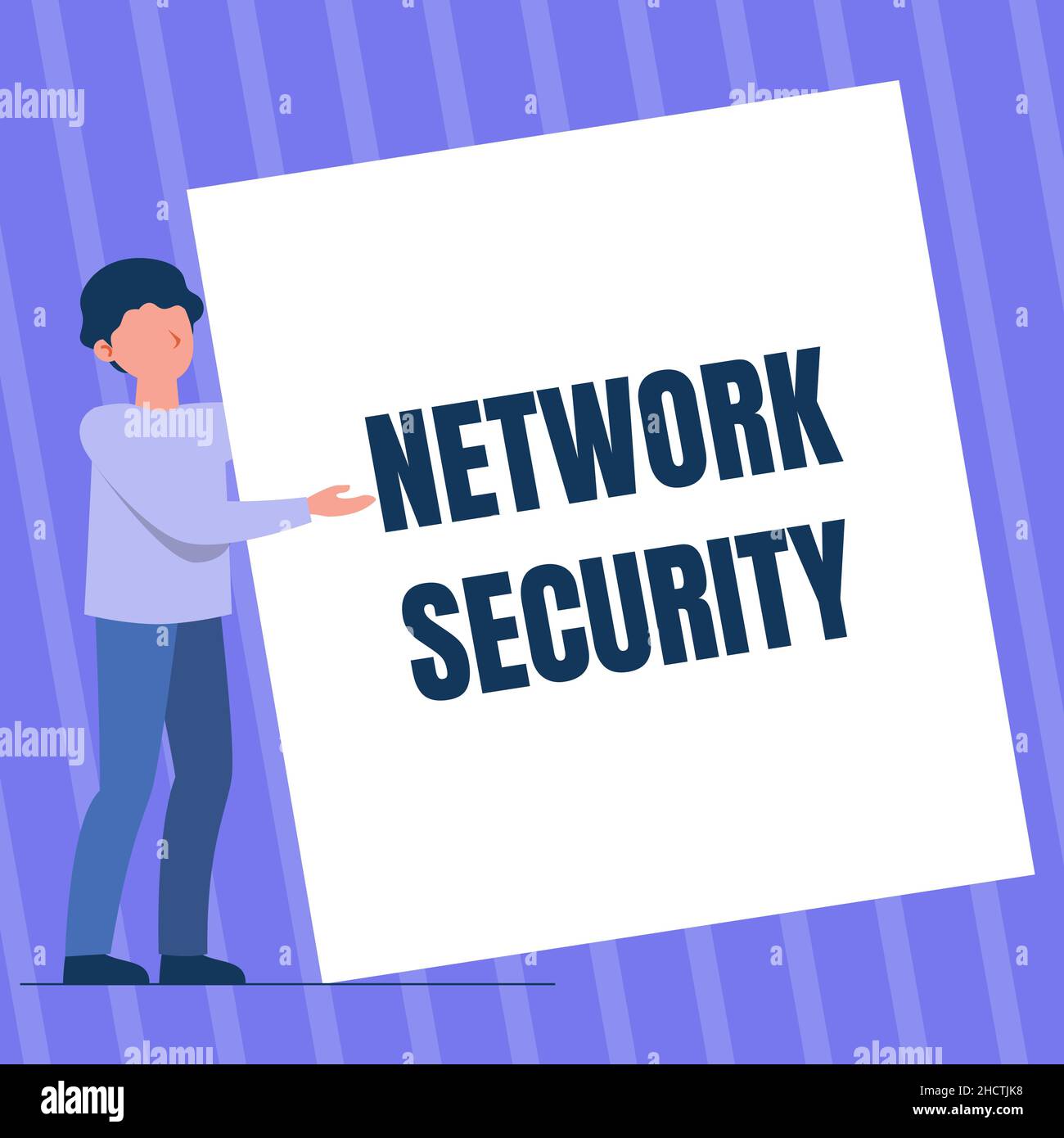 Sign displaying Network Security. Internet Concept practice of securing ...