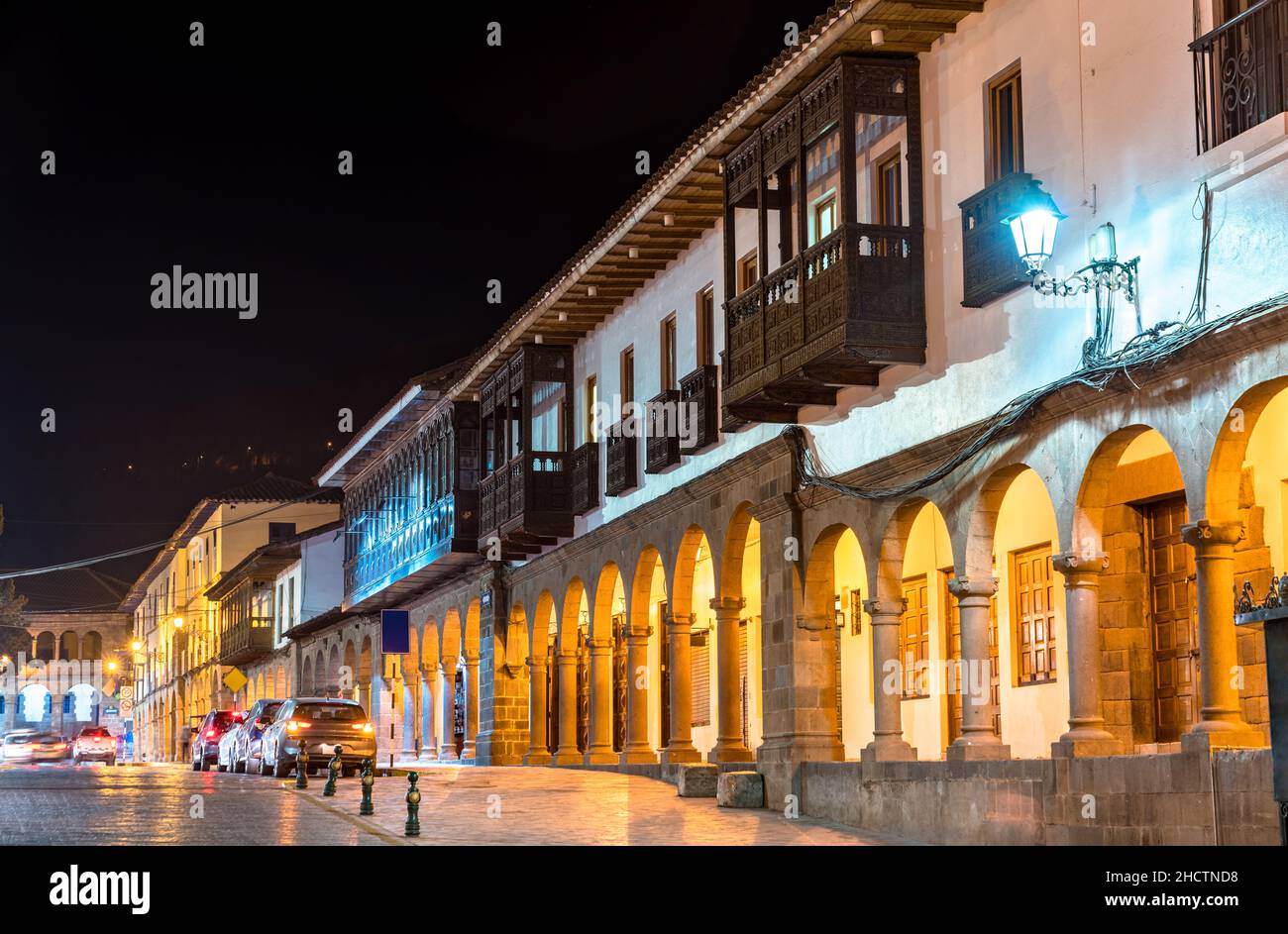 Traditional architecture of Cusco in Peru Stock Photo - Alamy