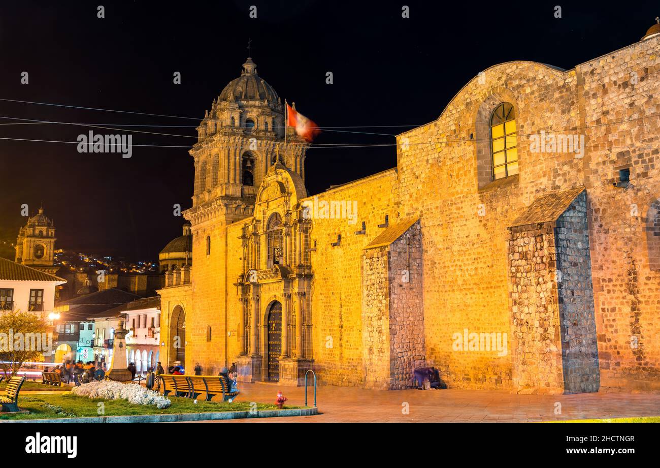 Basilica of La Merced in Cusco, Peru Stock Photo