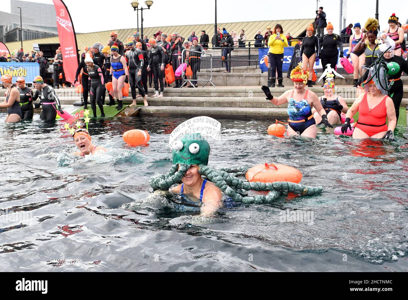 EDITORIAL USE ONLY Luanne PelloweBailey enters the water during the