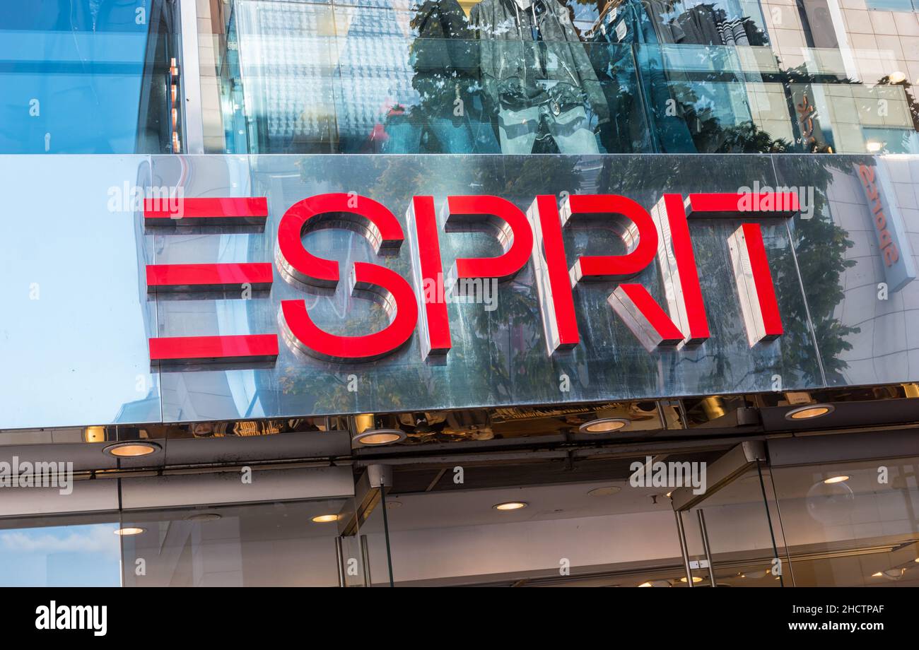 Esprit Brand Logo Clothes High Resolution Stock Photography and Images ...