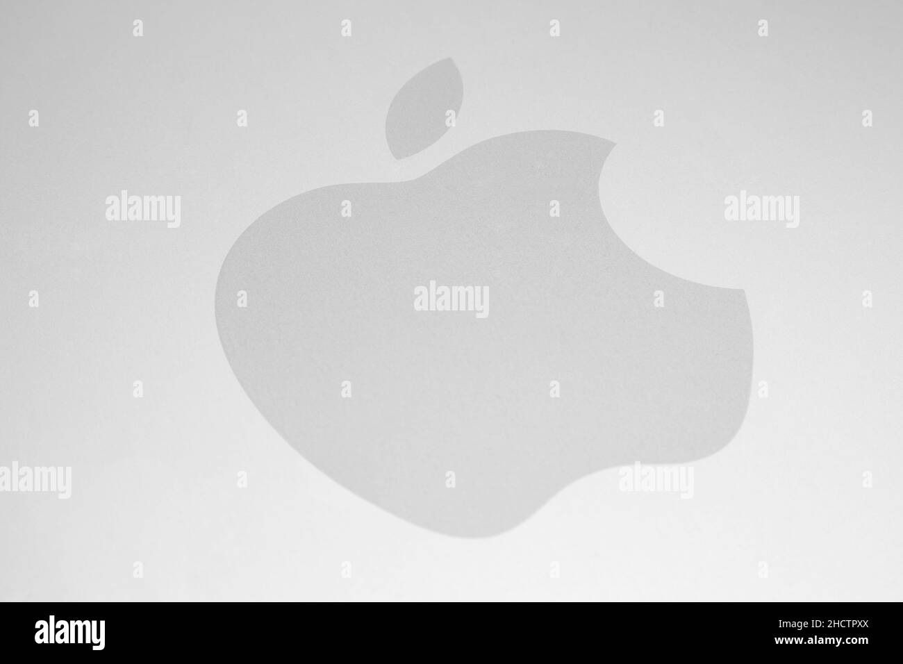 Apple logo Black and White Stock Photos \u0026 Images - Alamy, image size:1300x956