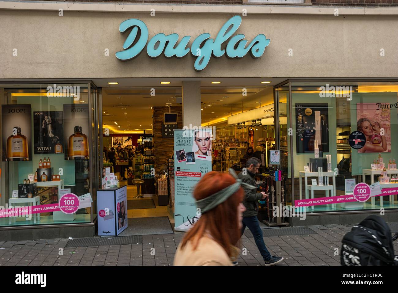 Store of Douglas in Aachen. Parfumerie Douglas is a global perfumery store  chain based in Hagen Stock Photo - Alamy