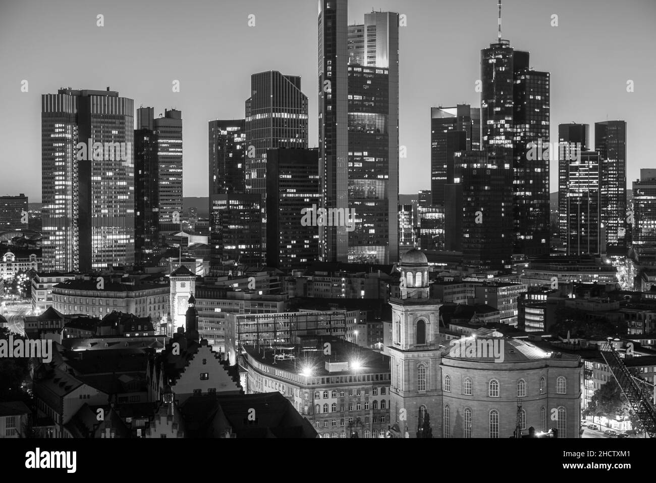 Downtown ffm Black and White Stock Photos & Images - Alamy