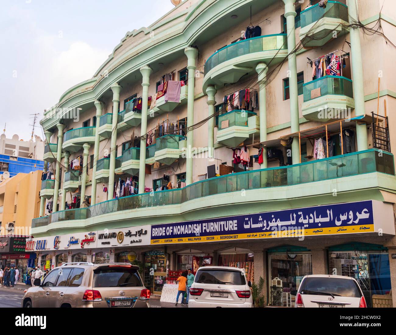 Dubai, UAE 12.22.2021 Busy streets of Satwa area Stock Photo Alamy
