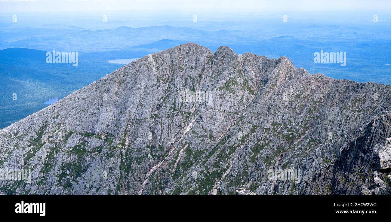 Mount Katahdin's Knife's Edge, Panoramic Stock Photo Alamy