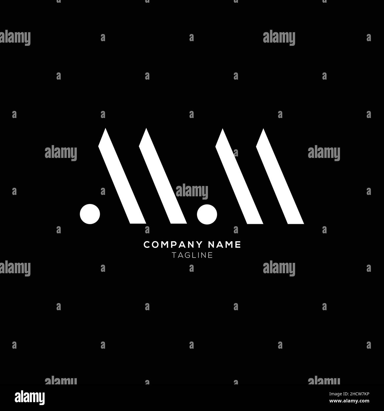 Letter mm logo Black and White Stock Photos & Images - Alamy