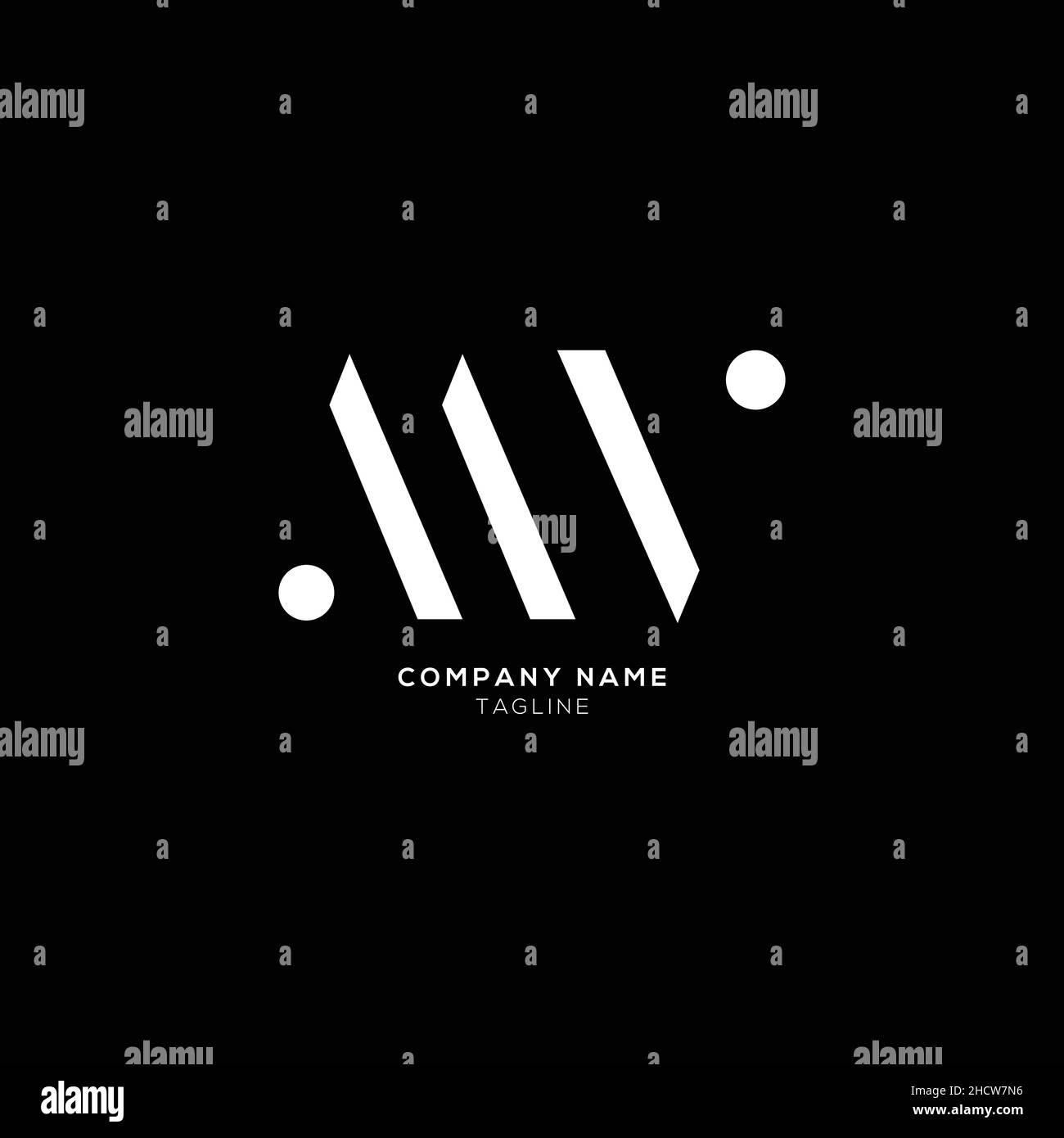 Unique modern MV Letter Business Logo Design Alphabet Icon Vector ...