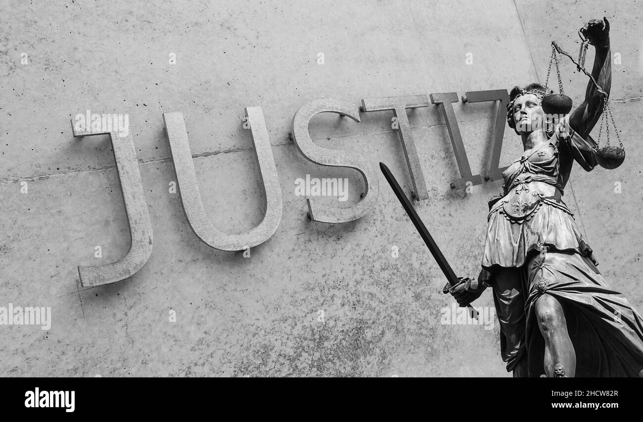 Lady of Justice (Justitia) Stock Photo