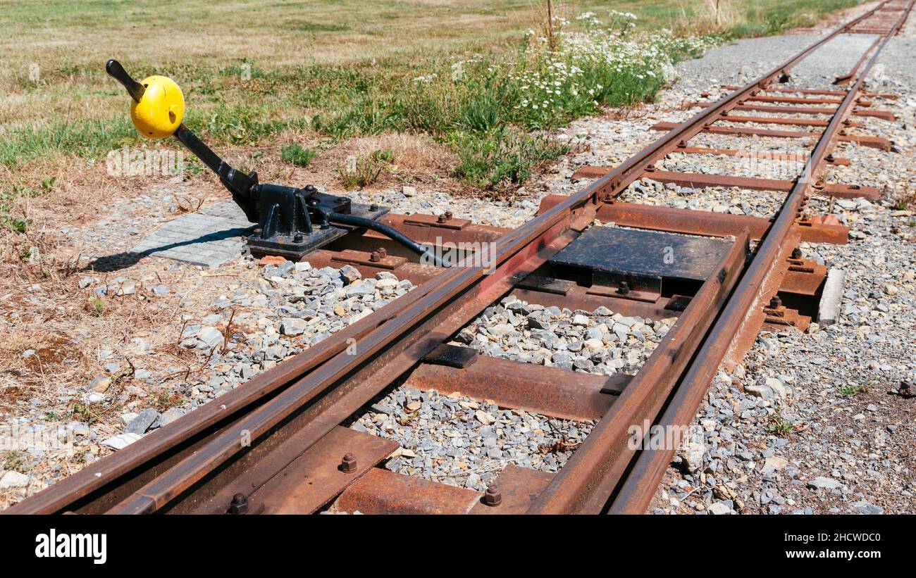 Railroad switch hires stock photography and images Alamy