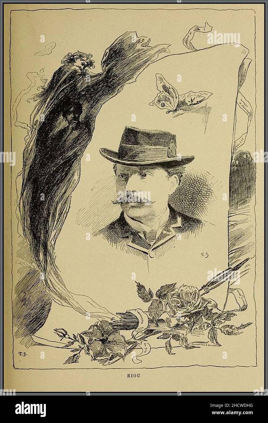 Édouard Riou by Émile Bayard (art historian Stock Photo - Alamy