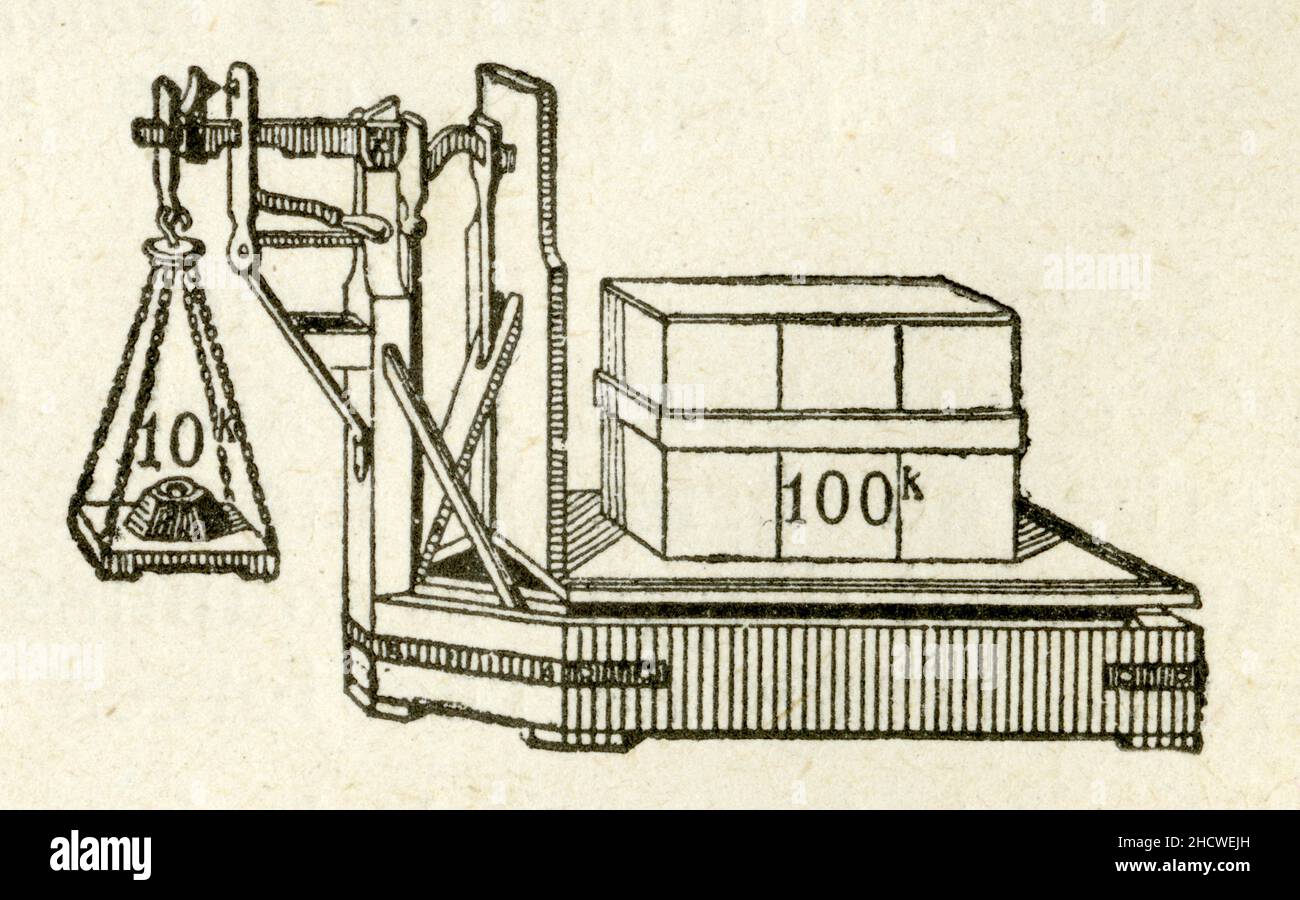 La bascule est un levier du 1er genre avec des bras inégaux Stock Photo ...