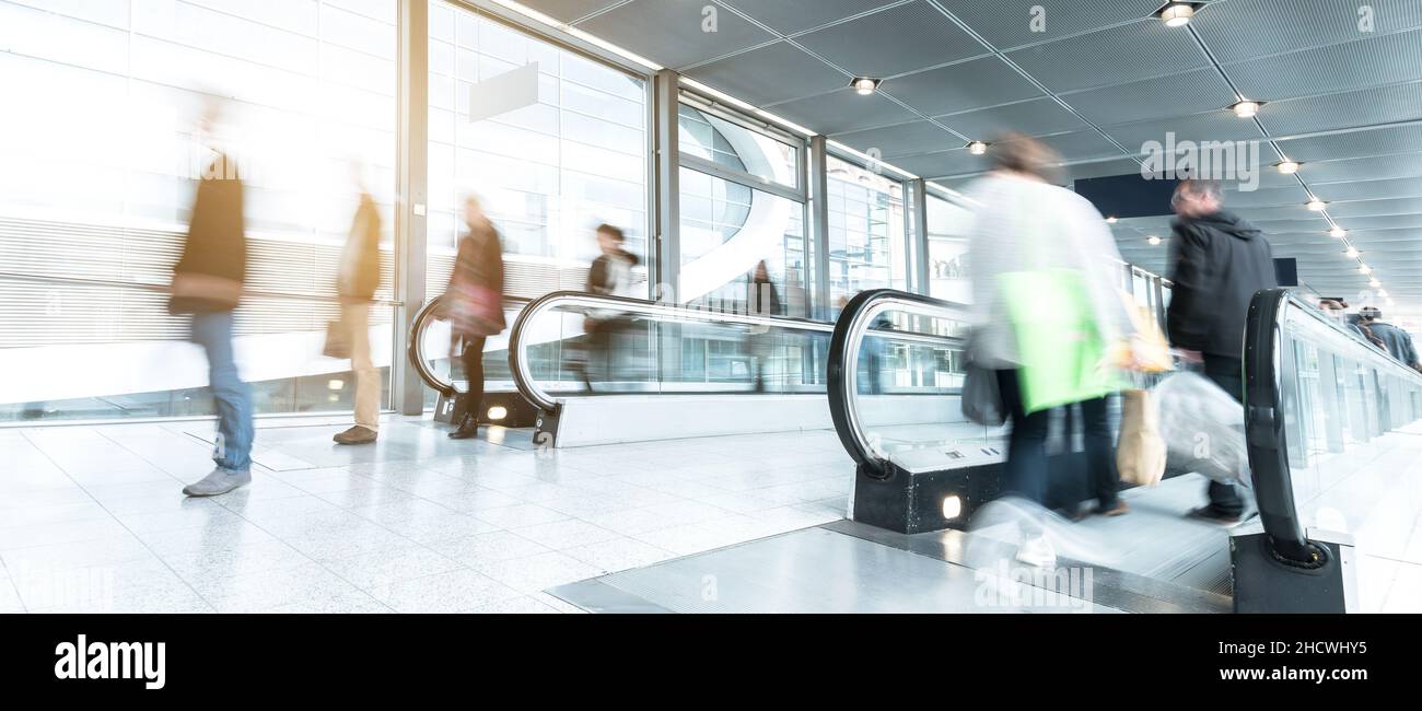 Blurred mall center space hi-res stock photography and images - Alamy