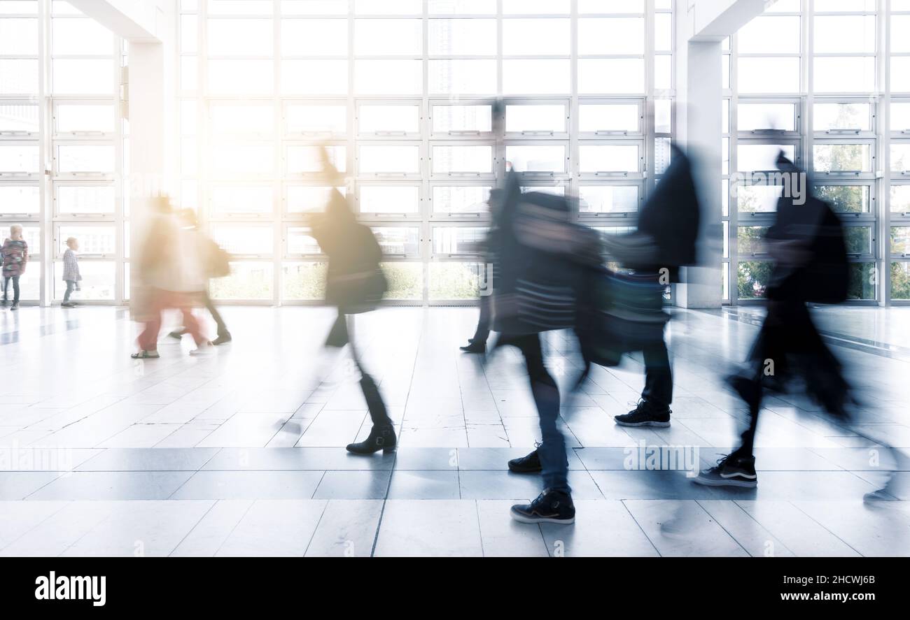 business people at a business hall Stock Photo