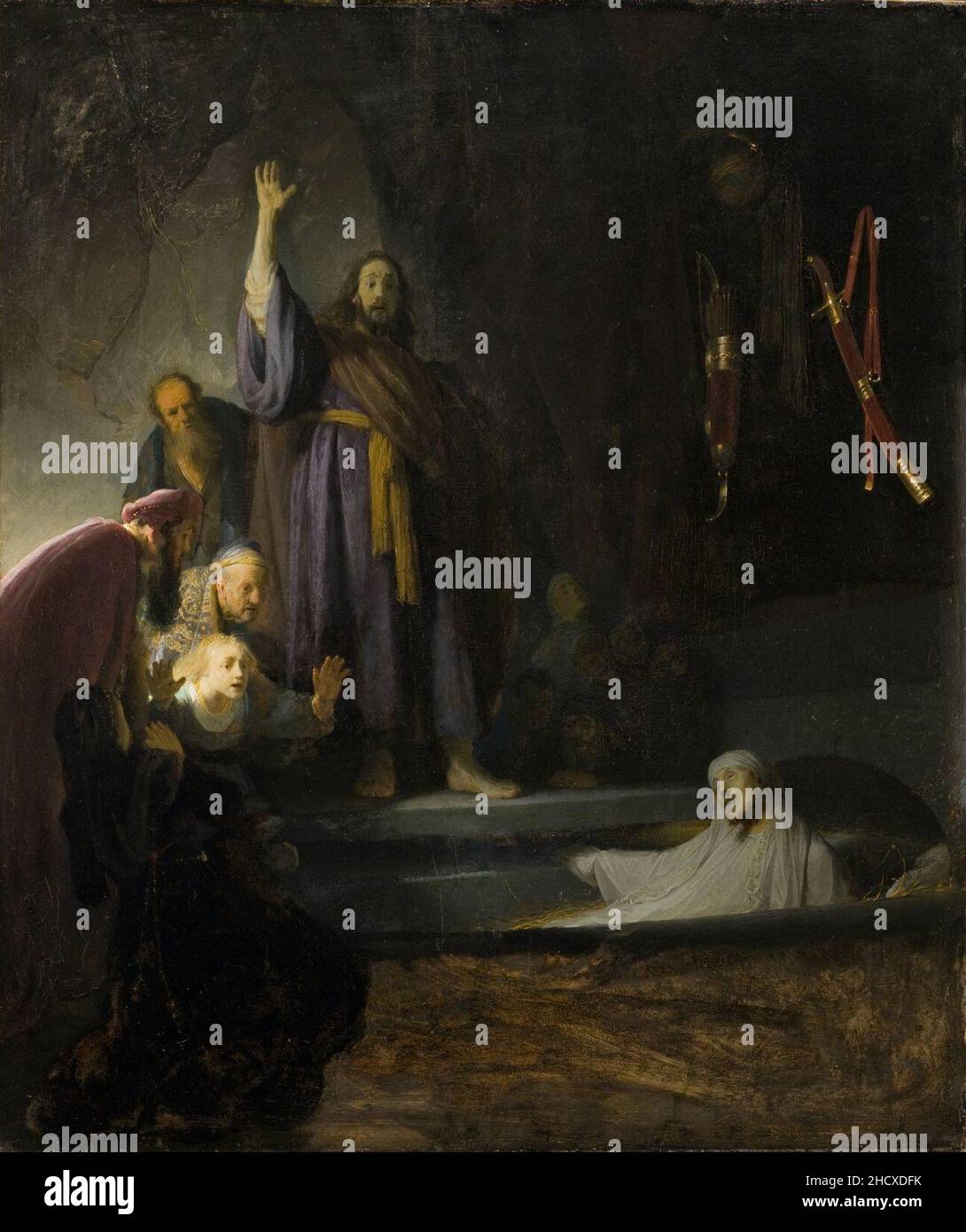Rembrandt Harmensz. van Rijn - The Raising of Lazarus Stock Photo - Alamy