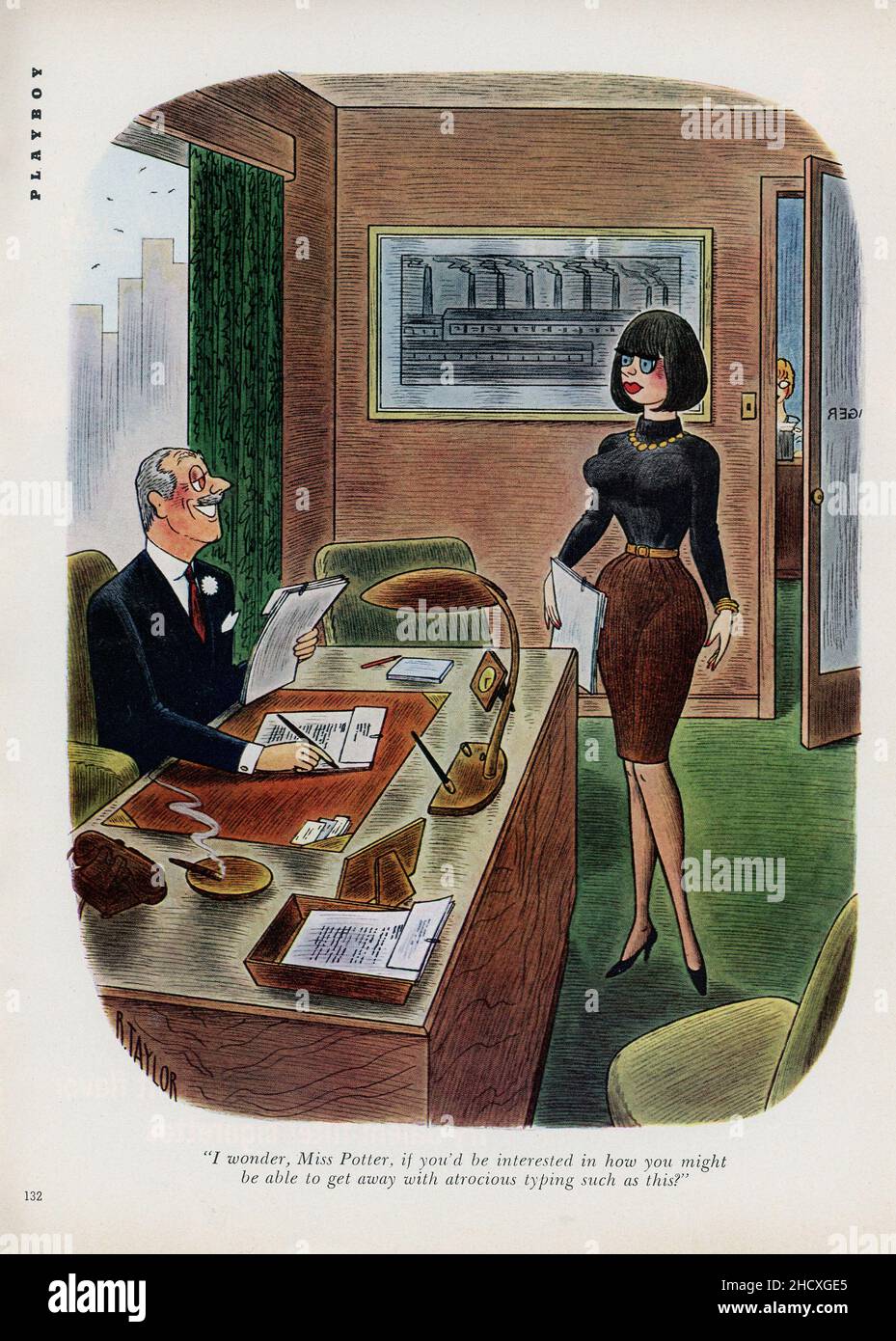 April 1965 'Playboy' Magazine cartoon, USA Stock Photo