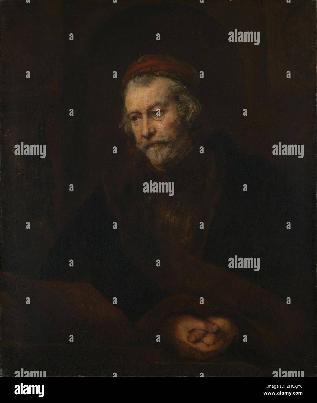 Rembrandt, The Apostle Paul, 1659 Stock Photo - Alamy