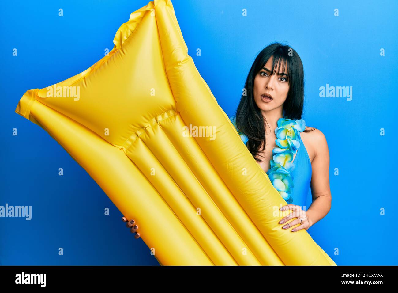 Uncertain woman swimsuit hi-res stock photography and images - Alamy