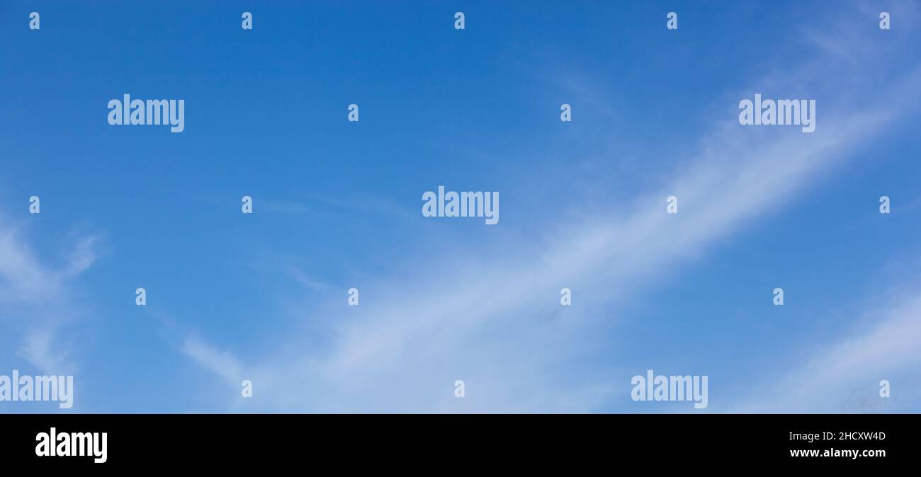 Abstract image of blurred sky. Blue sky background Stock Photo