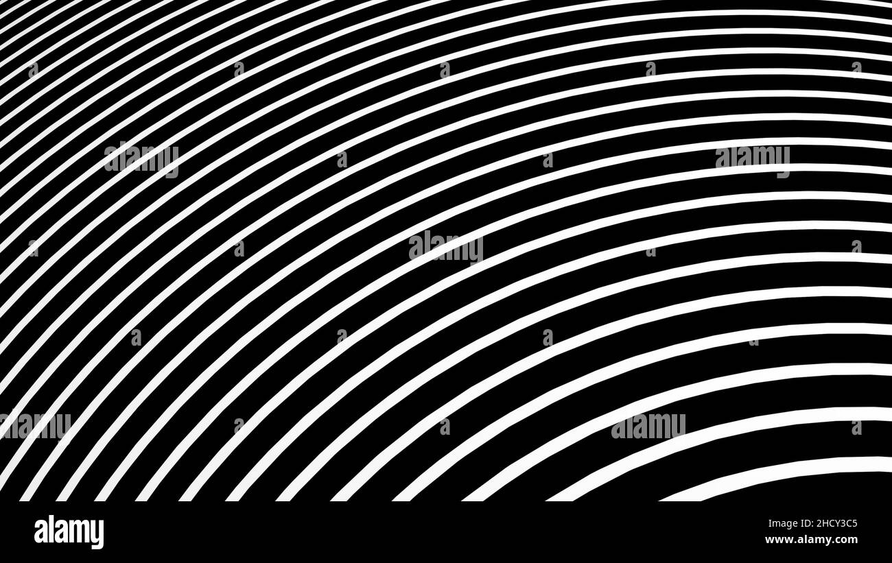 striped background. Raster geometric ornament. black and white stripes ...