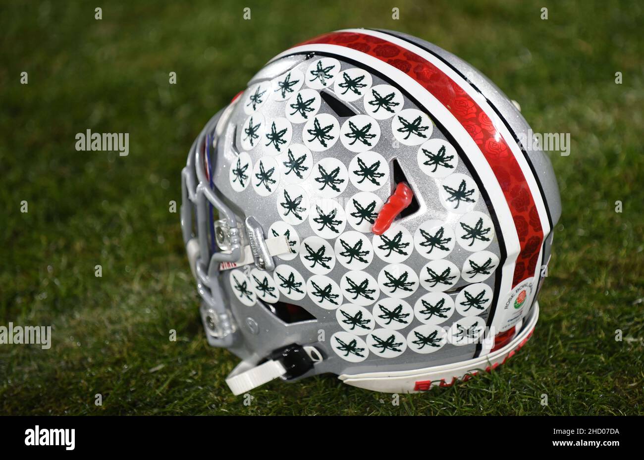 Buckeyes football helmet hi-res stock 