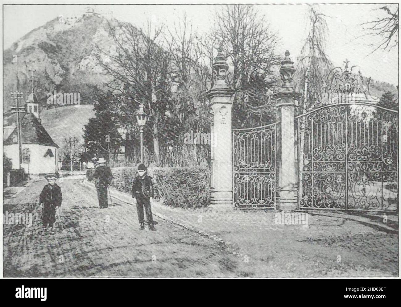 Rhöndorf Rhöndorfer Straße vor 1907 Stock Photo Alamy