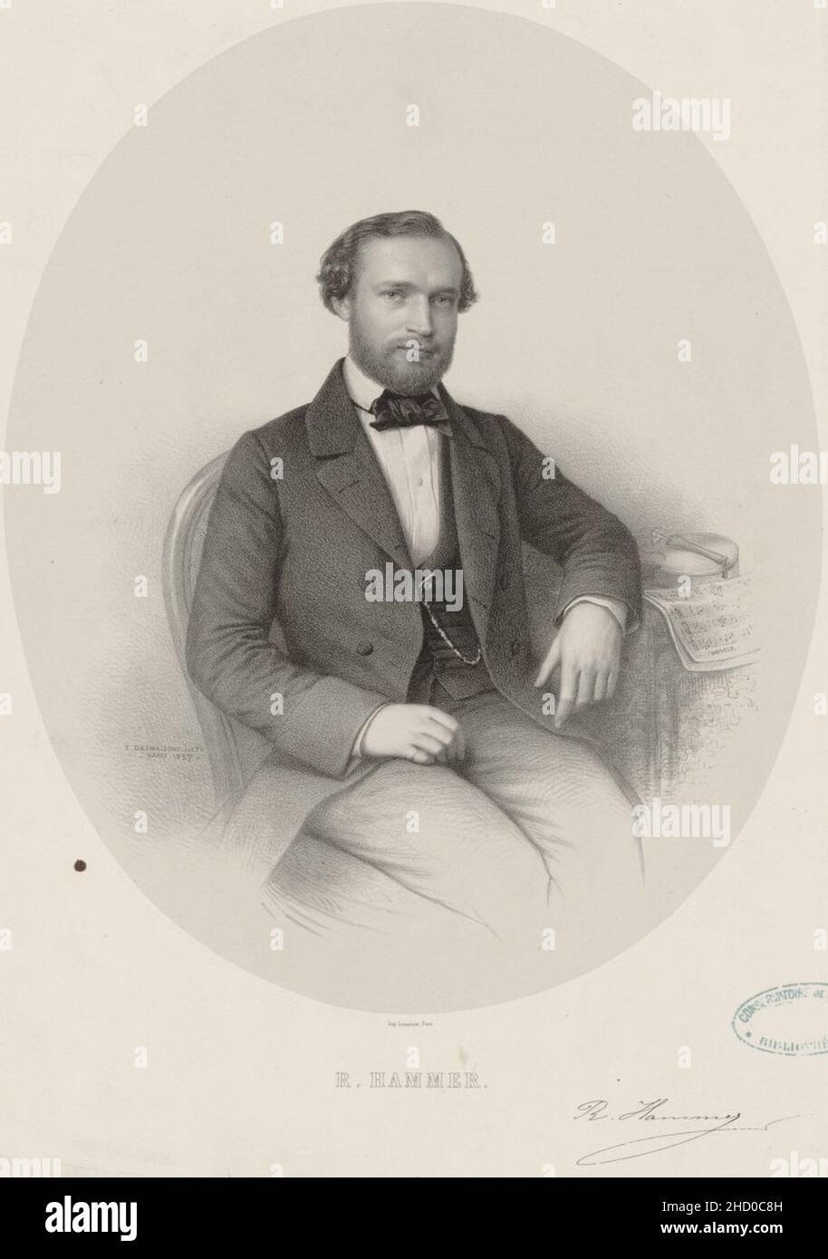 Richard Hammer, by Emile Desmaisons Stock Photo Alamy