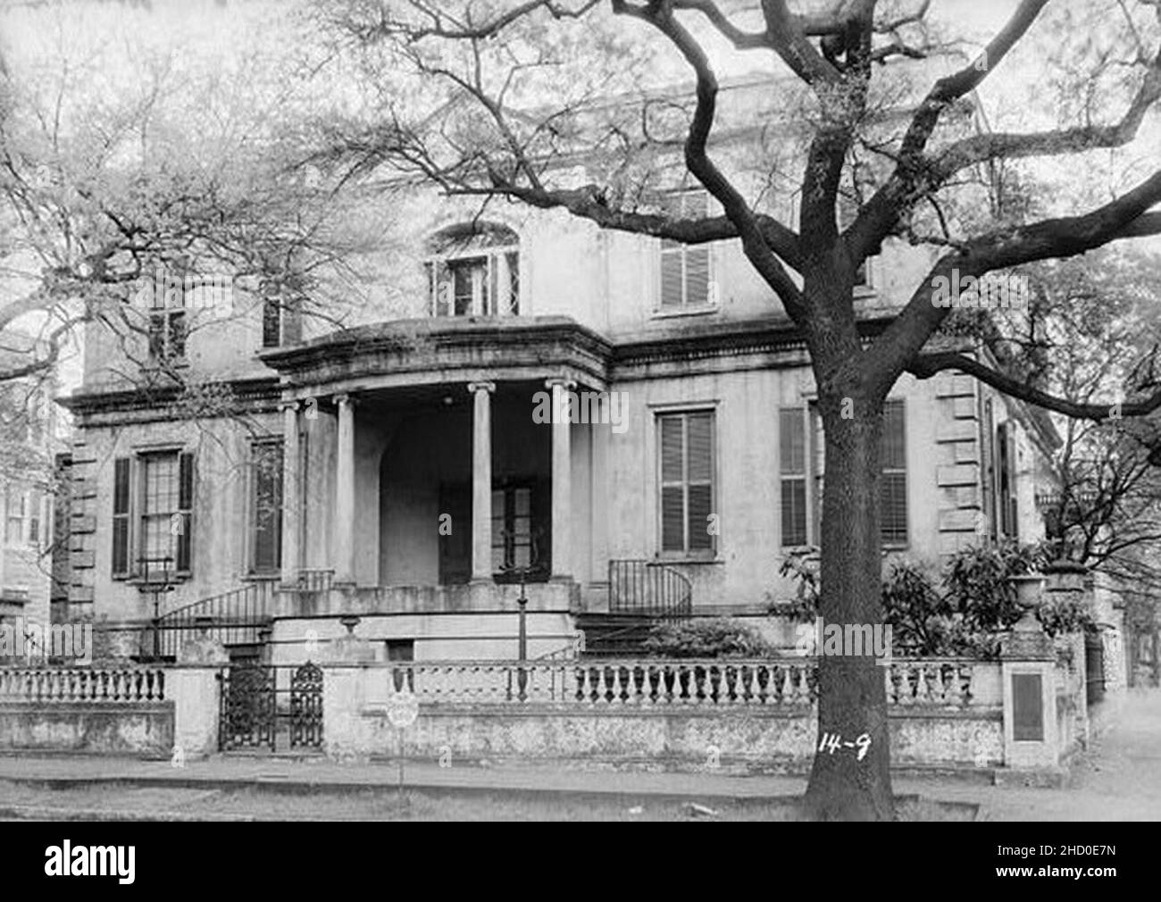 Richardson-Maxwell-Owen-Thomas House, 124 Abercorn Street (Savannah, Georgia). Stock Photo