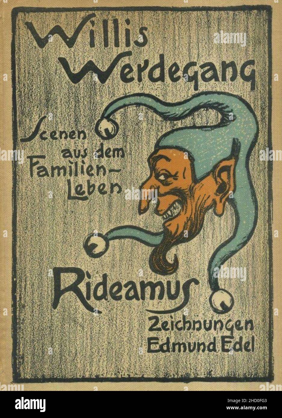 Rideamus - Willis Werdegang. Szenen aus dem Familienleben - Edmund Edel. Stock Photo