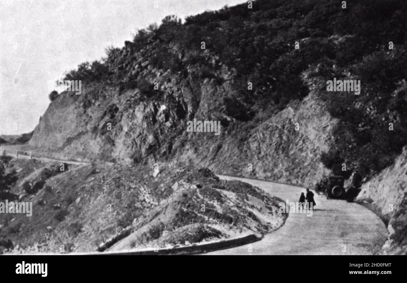 Ridge Route ca 1920 2. Stock Photo