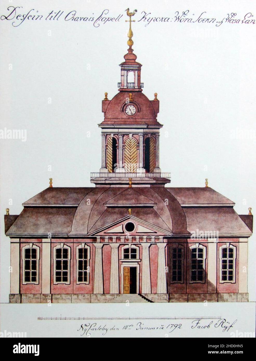 Rijf Jacob Oravais Kyrka Stock Photo Alamy