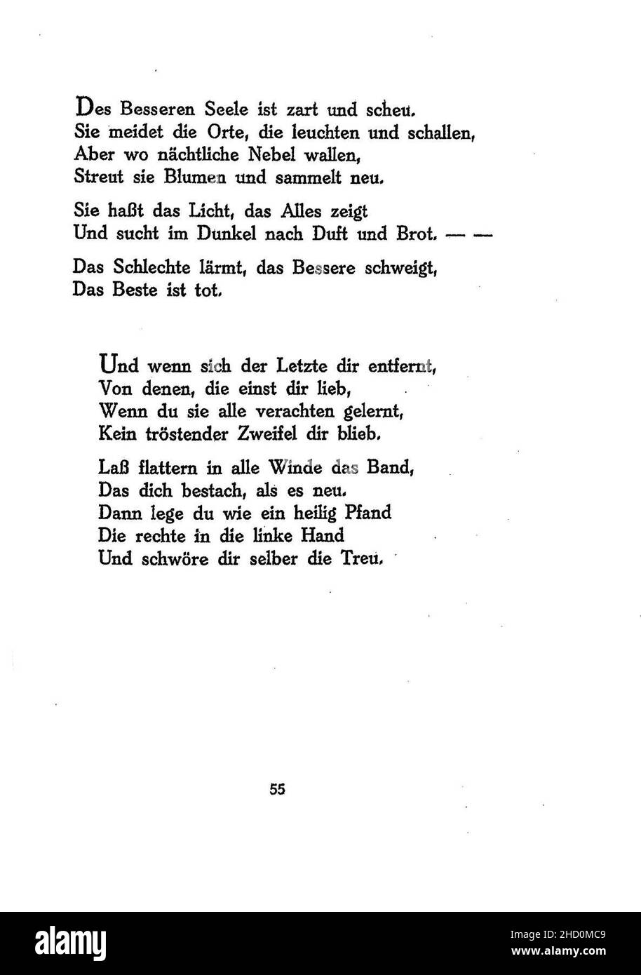 Ringelnatz Gedichte 055 Stock Photo Alamy
