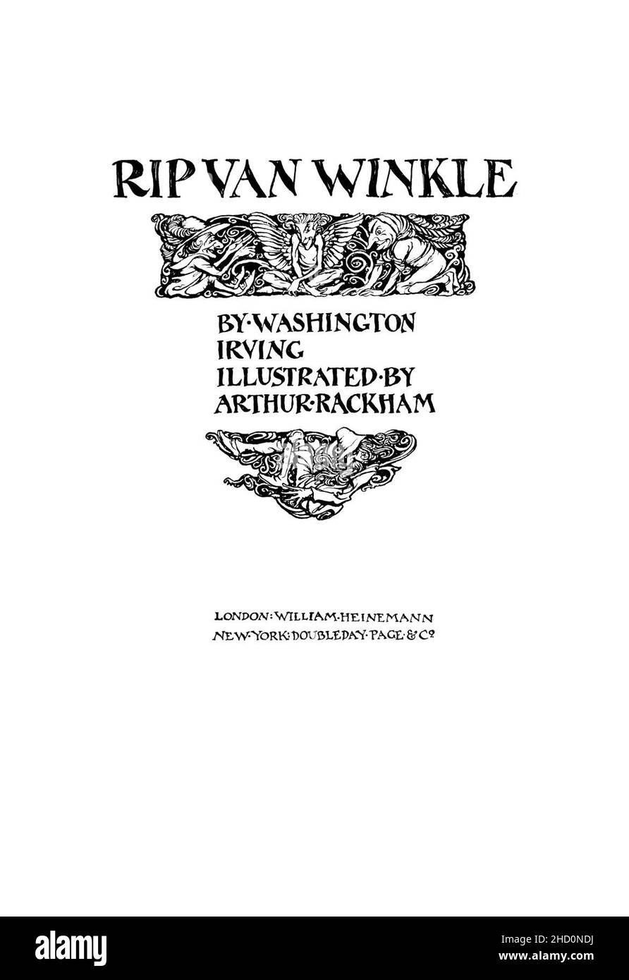Rip Van Winkle011 Stock Photo Alamy