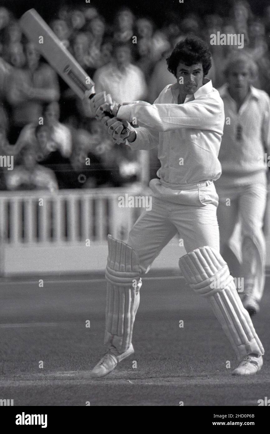 Bruce Edgar (NZ) batting, England vs New Zealand, Third Test, Lord's