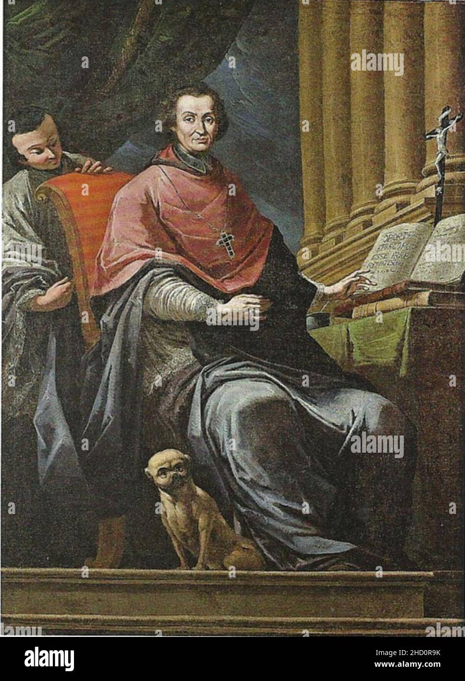 Ritratto del Vescovo di Mantova Antonio Guidi Di Bagno Stock Photo Alamy