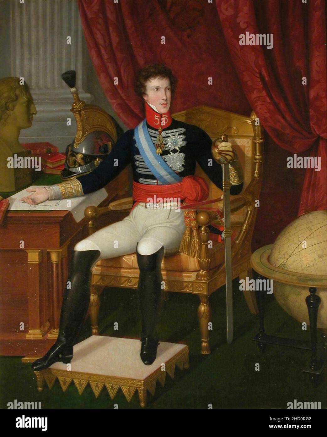 Ritratto di Carlo Ludovico di Borbone Stock Photo Alamy