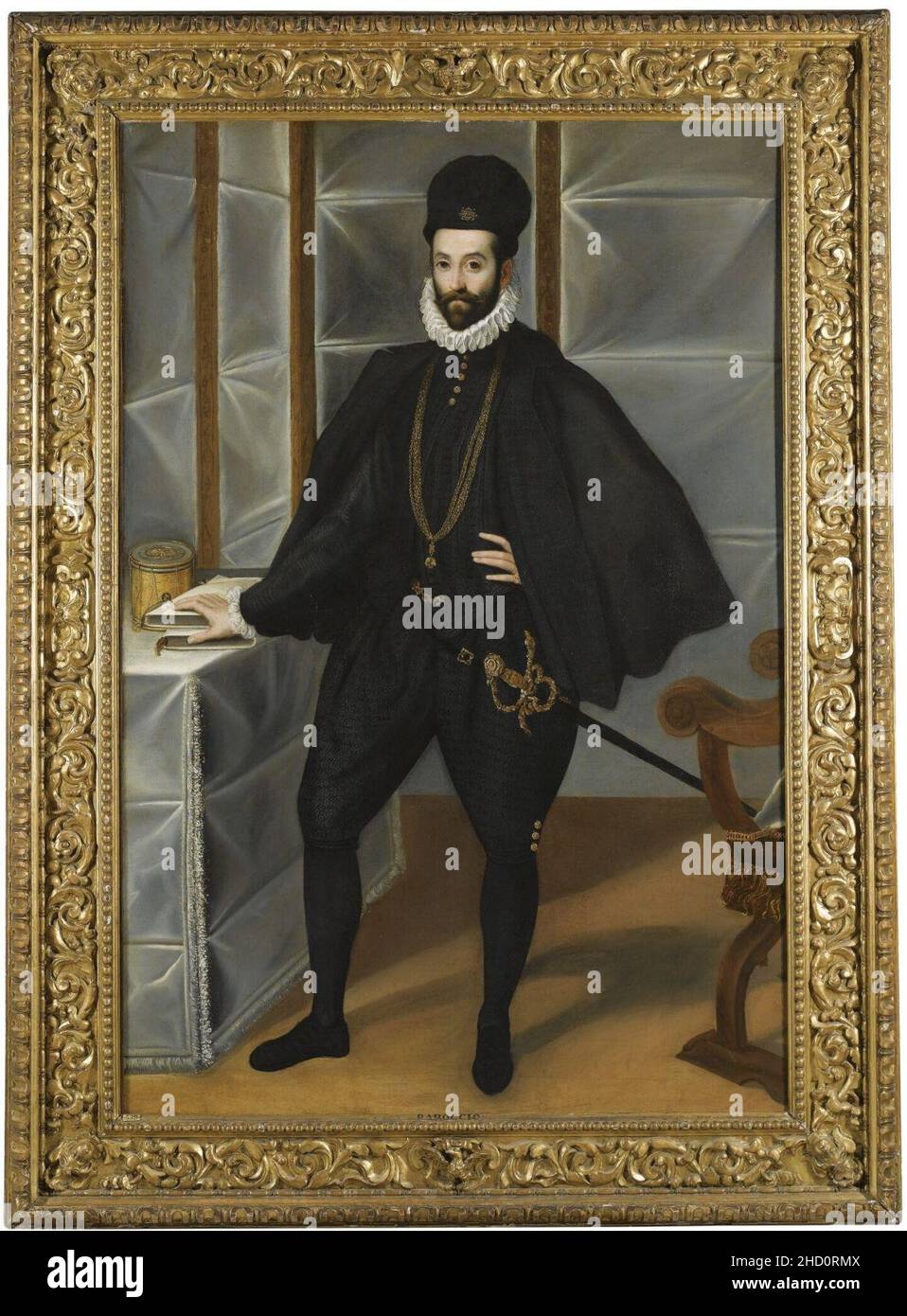 Ritratto di Francesco Maria II della Rovere (1549-1631), scuola di Federico Barocci. 1585 circa. Stock Photo